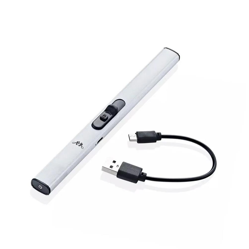 Ava May Silver USB  Electronic Lighter With Charger £6.79